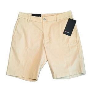 Lululemon Commission Classic-Fit Short 9" *Oxford Mens 32 Chino Tan M7AUES